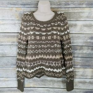 FREE PEOPLE XS Tan Through The Storm Sweater
